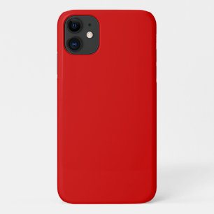 Solid Colour: Red iPhone 11 Case
