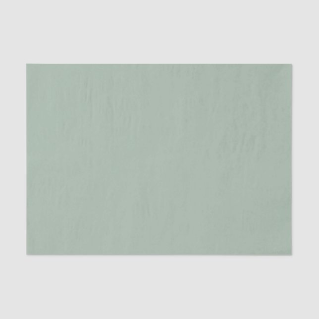 Solid colour Sage Mist light green Tissue Paper (Front)