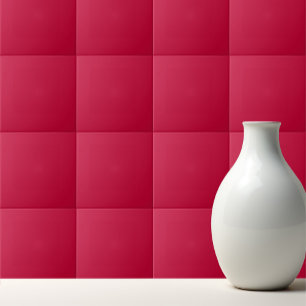 Solid colour shiraz wine red ceramic tile
