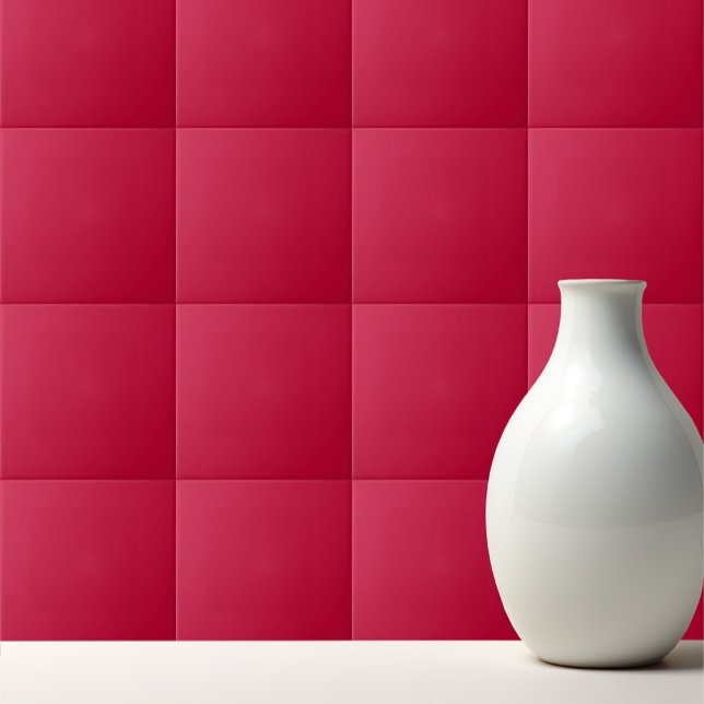 Solid colour shiraz wine red ceramic tile (Creator Uploaded)