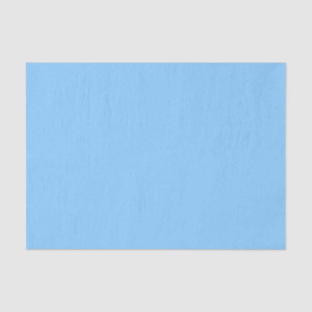 Solid Colour: Sky Blue Tissue Paper (Front)