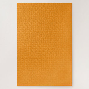 Solid Colour Textured Ochre Geometric Puzzle