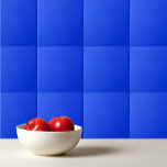 Solid colour vibrant blue ceramic tile<br><div class="desc">Solid colour vibrant blue design.</div>