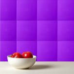 Solid colour vivid violet purple ceramic tile<br><div class="desc">Solid colour vivid violet purple design.</div>
