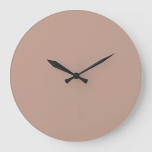 Solid Colour Wall Clock - Dusty Pink