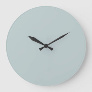 Solid Colour Wall Clock - Light Blue