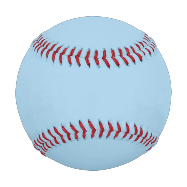 Solid Cornflower Blue Baseball (Front)