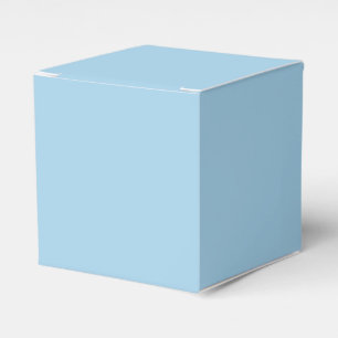Solid Cornflower Blue Favour Boxes