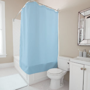 Solid Cornflower Blue Shower Curtain