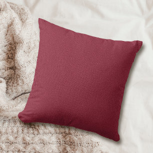 Solid Cranberry Cushion