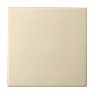 Solid Cream Ceramic Tile
