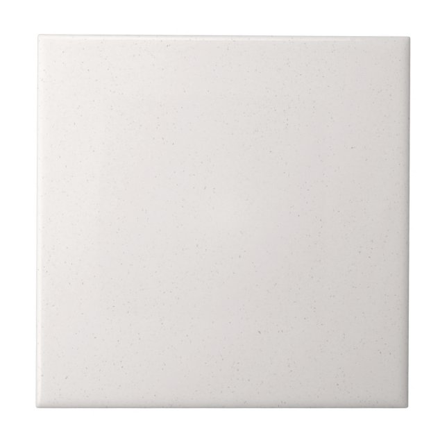 Solid Cream Pebble Tiny Flecked Ceramic Tile (Front)