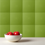 Solid cress green ceramic tile<br><div class="desc">Solid colour cress olive design.</div>