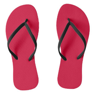 Solid crimson glory red thongs