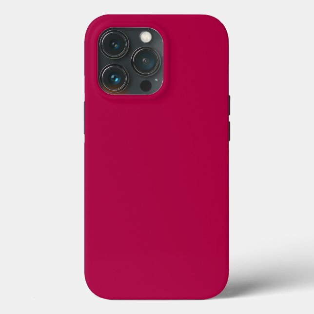Solid crimson wine red Case-Mate iPhone case (Back)