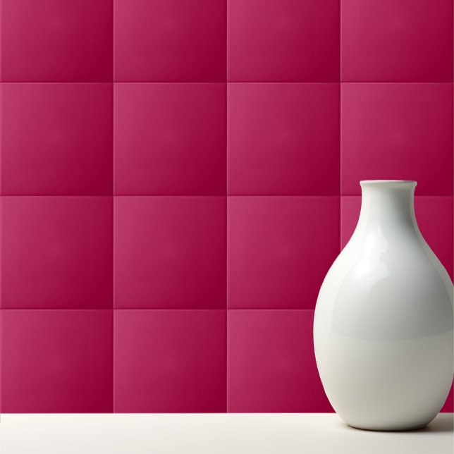 Solid crimson wine red ceramic tile (Creator Uploaded)