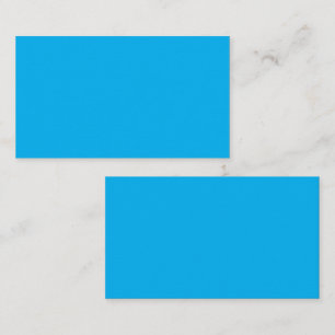 Solid Cyan Blue Background Enclosure Card