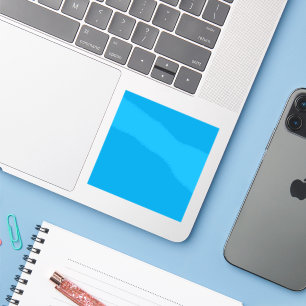 Solid Cyan Blue Background   Summer Minimal Style