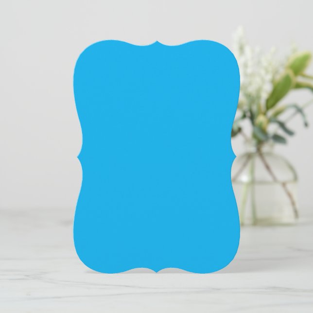 Solid Cyan Blue Background | Summer Minimal Style (Standing Front)