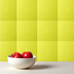 Solid daffodil yellow ceramic tile<br><div class="desc">Solid colour daffodil yellow design.</div>