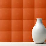 Solid dark burnt orange ceramic tile<br><div class="desc">Solid dark burnt orange design.</div>