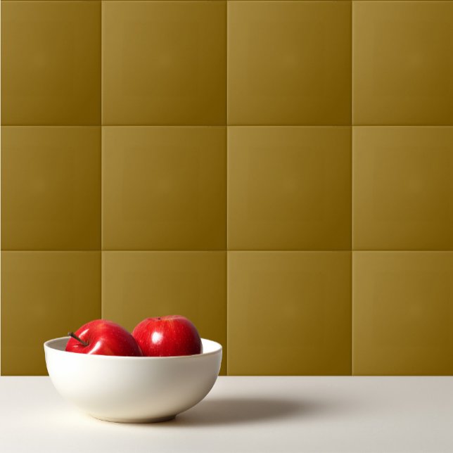 Solid dark gold brown ceramic tile (Creator Uploaded)