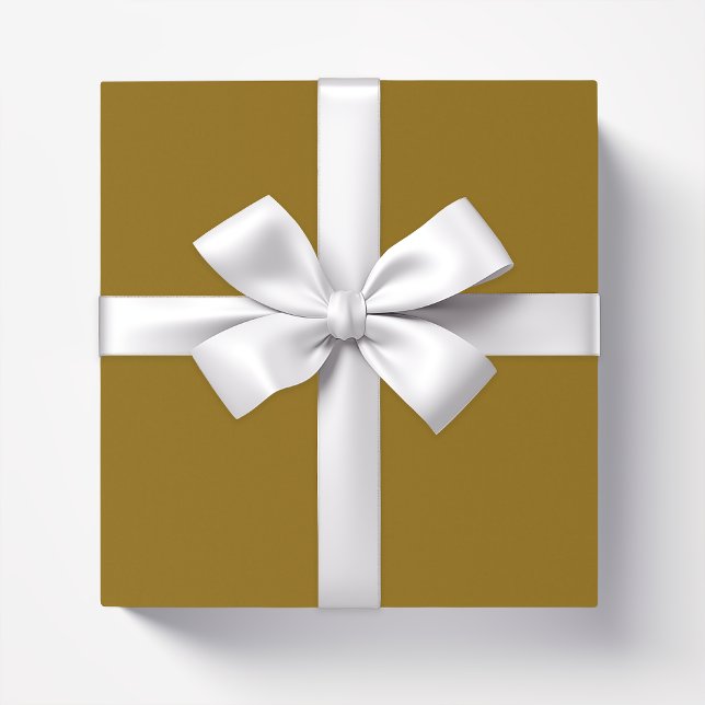 Solid dark gold brown wrapping paper (Creator Uploaded)