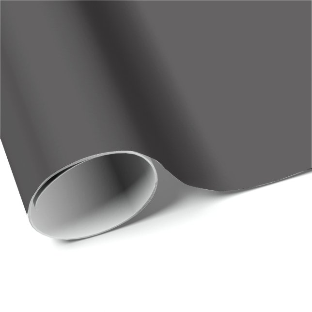 Solid dark grey  wrapping paper (Roll Corner)