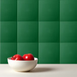 Solid dark hunter green ceramic tile<br><div class="desc">Solid color dark hunter green design.</div>