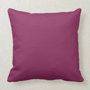 Solid Dark raspberry Background Cushion