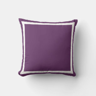 Solid Dark Soft powder Purple Bright  plain pillow