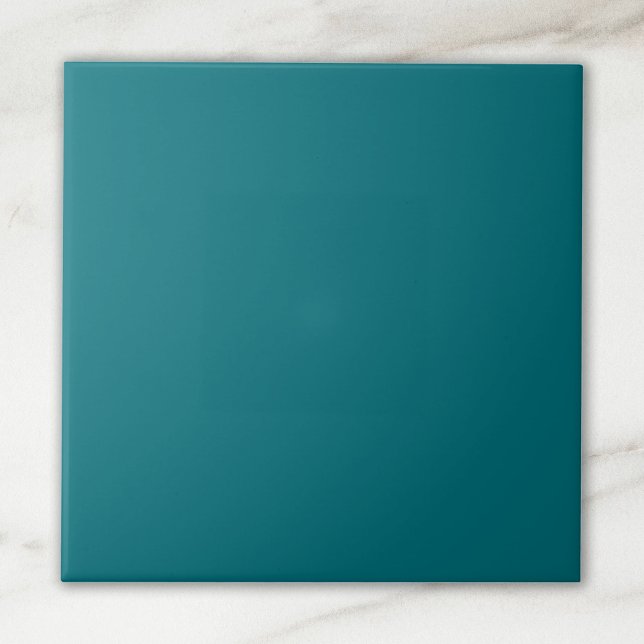 Solid Dark Teal Colour Ceramic Tile (Creator Uploaded)