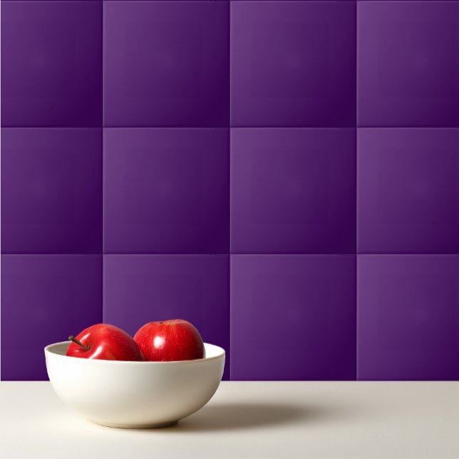 Solid dark violet purple ceramic tile (Creator Uploaded)
