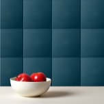 Solid deep aqua teal blue ceramic tile<br><div class="desc">Solid deep aqua teal blue design</div>