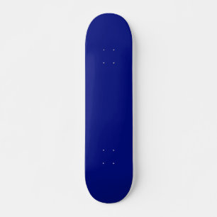 Solid deep blue skateboard