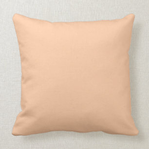 Solid Deep peach Background Cushion