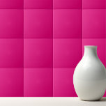 Solid deep pink ceramic tile<br><div class="desc">Solid colour deep pink design.</div>