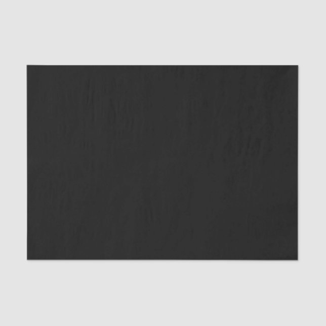 Solid Deepest Black Tissue Paper (Front)