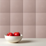 Solid dirty pink beige ceramic tile<br><div class="desc">Solid dirty pink beige design.</div>