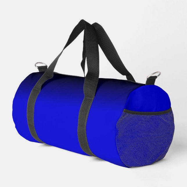 Solid Electric Blue Duffle Bag (Right Corner)