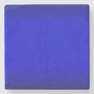 Solid Electric Blue Stone Coaster