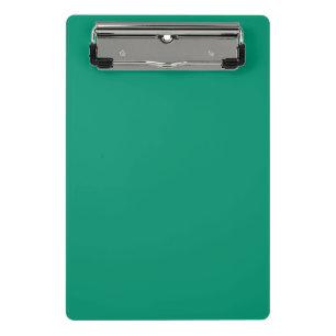 Solid Emerald Green Colour Mini Clipboard