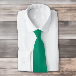 Solid Emerald Green Colour Tie