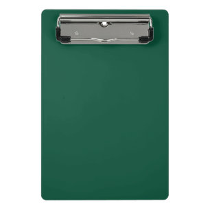Solid Forest dark Green Mini Clipboard