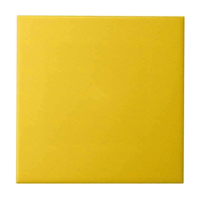 Solid Freesia Yellow Ceramic Tile (Front)