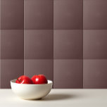 Solid fudge brown ceramic tile<br><div class="desc">Solid color fudge brown design.</div>
