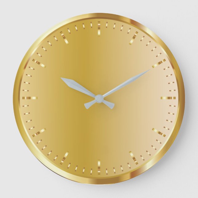 Solid Gold Large Clock (Front)