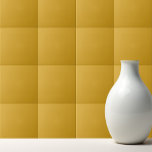 Solid goldenrod yellow ceramic tile<br><div class="desc">Solid goldenrod yellow design.</div>