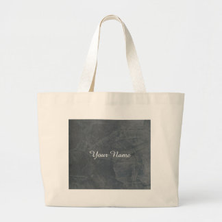 Solid Gray Large Tote Bag