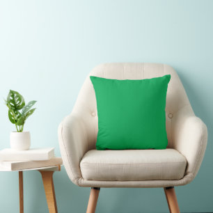 Solid Green Background  Cushion